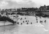 Canadian troops landing on D-Day on Juno beach.
